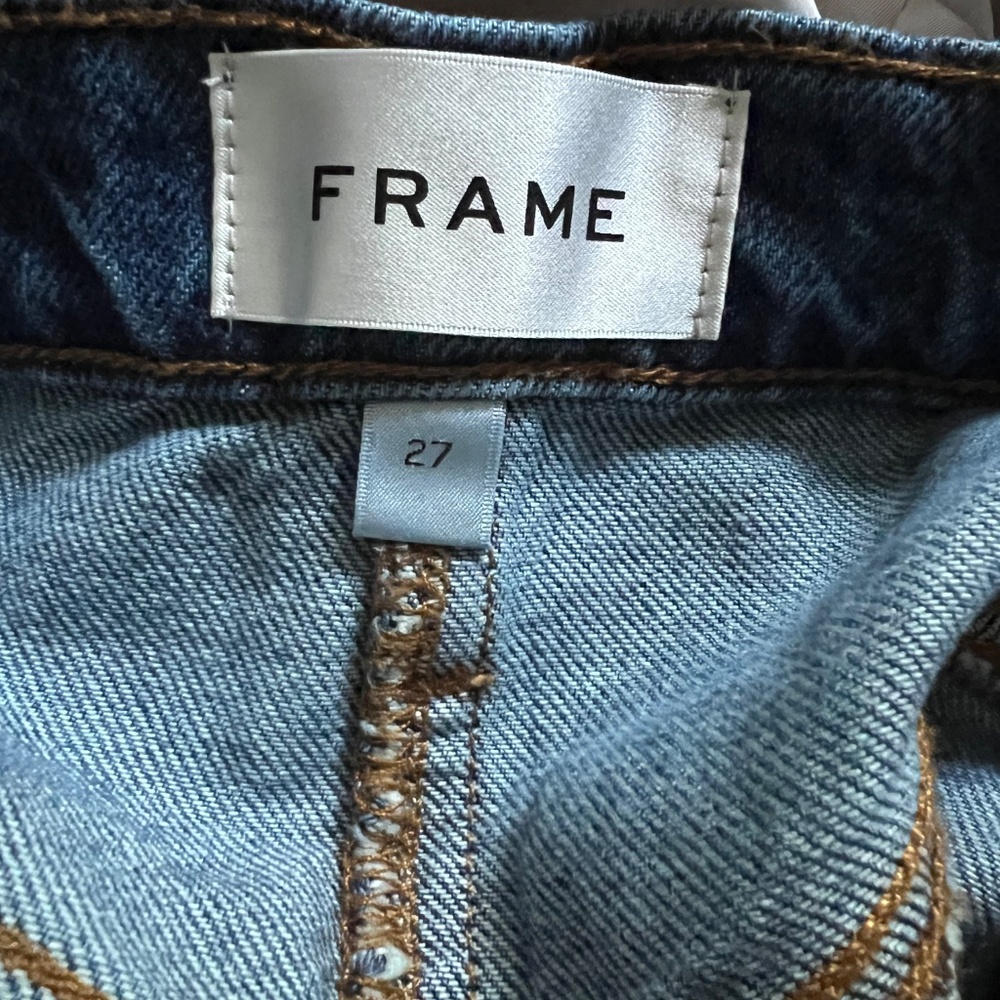 Frame Dorothy denim midi skirt - Picture 7 of 8